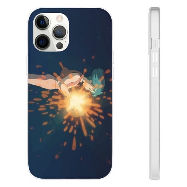 Howl’s Moving Castle – Howl meets Calcifer iPhone Cases Ghibli Store ghibli.store