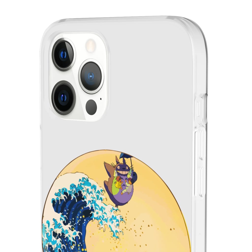 Totoro On The Waves iPhone Cases