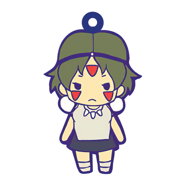 Princess Mononoke – San Chibi Keychain Ghibli Store ghibli.store