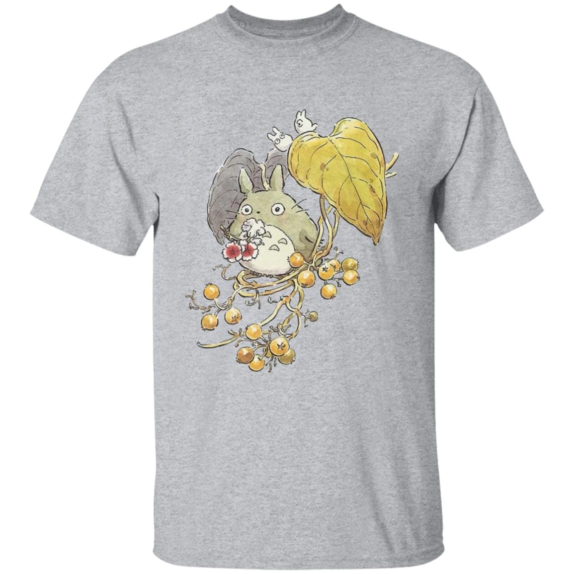 Mini Totoro and the Leaves T Shirt