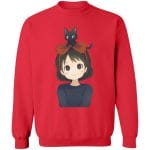 Kiki and Jiji Fanart Sweatshirt Ghibli Store ghibli.store