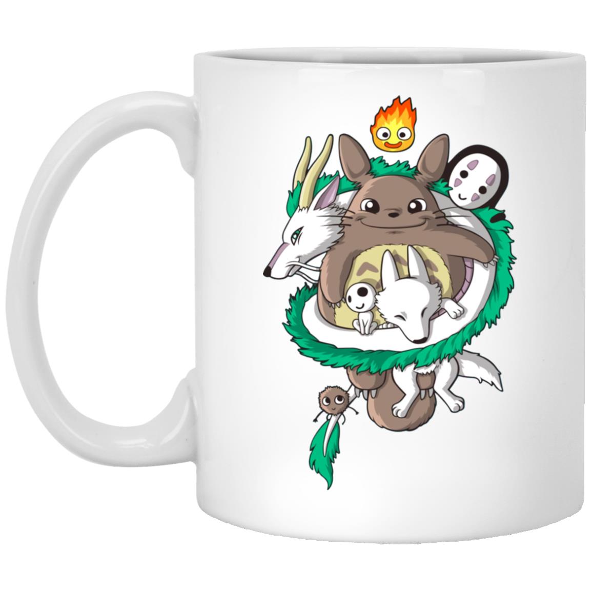 Totoro vs. Godzilla Sumo Mug - Ghibli Store