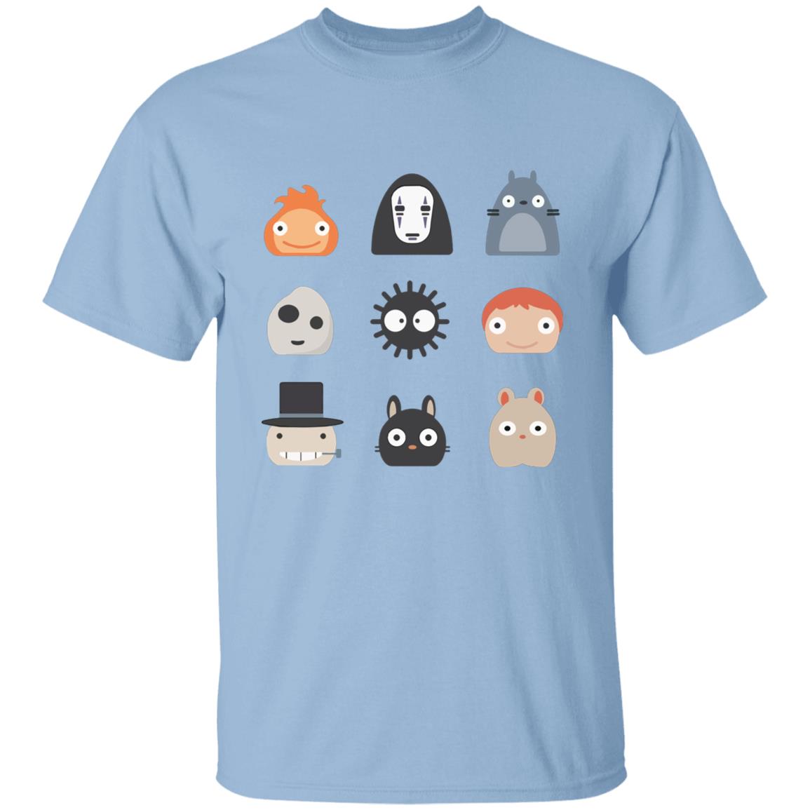 Ghibli Studio Characters Chibi T Shirt