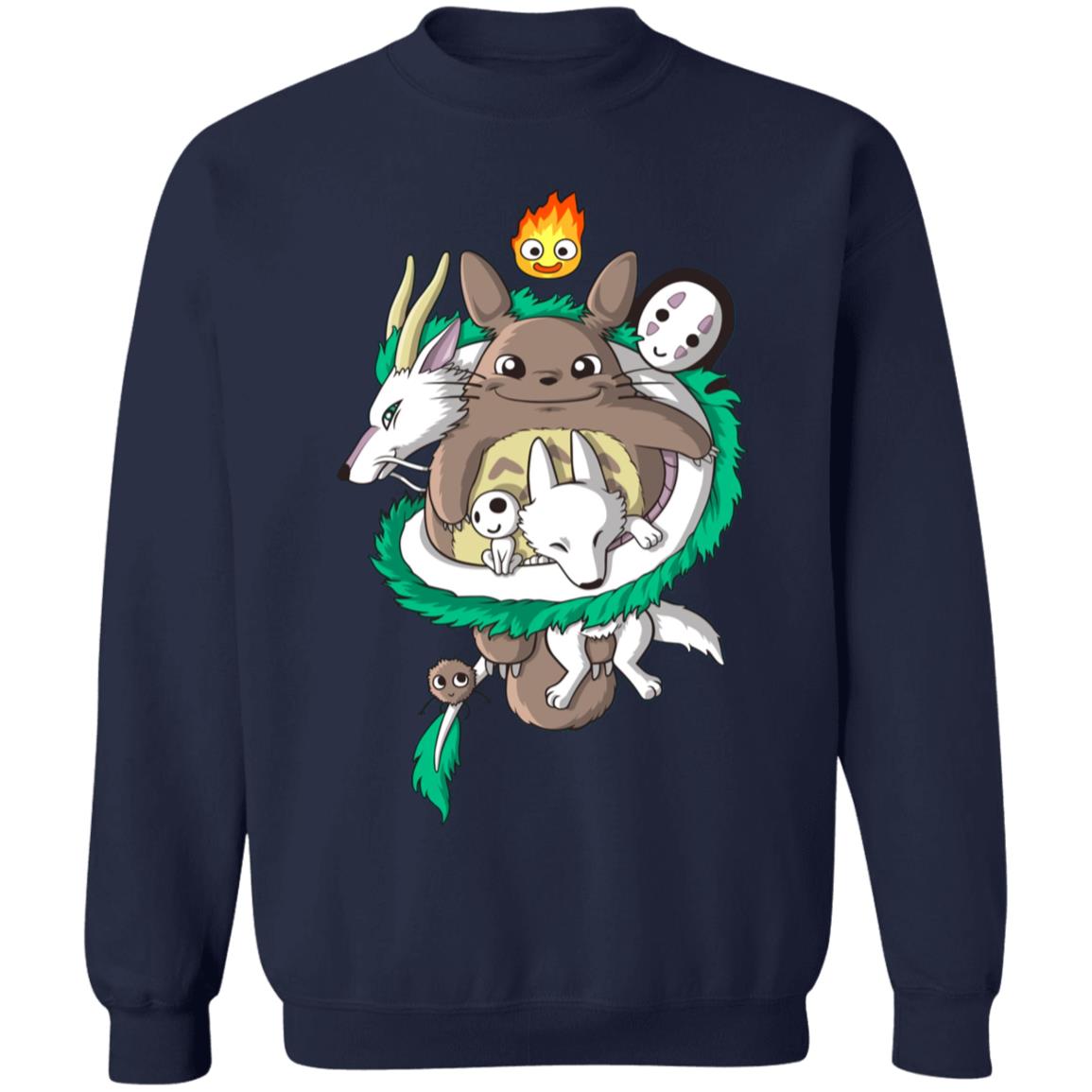 Totoro and Haku Dragon Sweatshirt