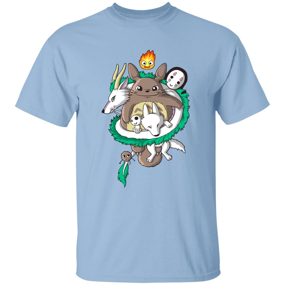 Totoro and Haku Dragon T Shirt Ghibli Store ghibli.store