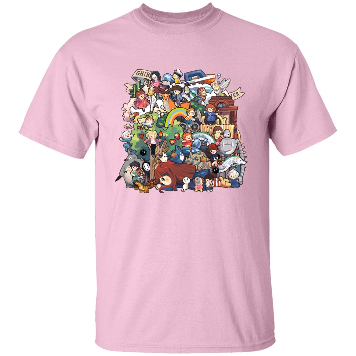 Ghibli Studio All Characters T Shirt