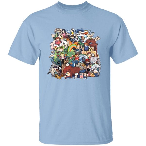 Ghibli Studio All Characters T Shirt Ghibli Store ghibli.store