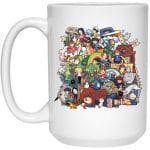 Ghibli Studio All Characters Mug 15Oz