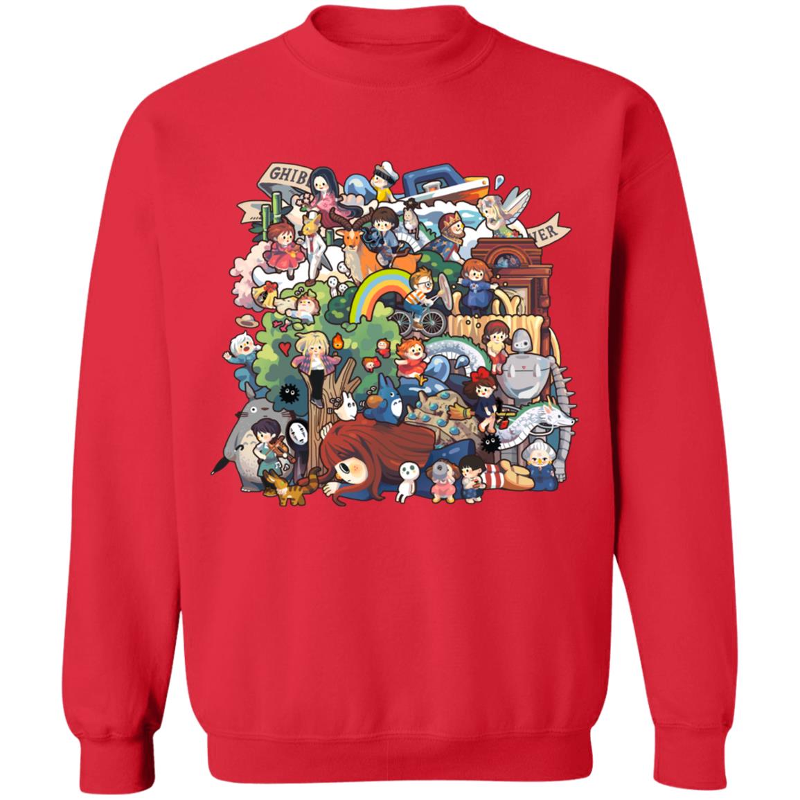 Ghibli Studio All Characters Sweatshirt