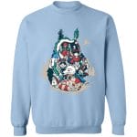 Ghibli universe in Totoro Shape Sweatshirt Ghibli Store ghibli.store
