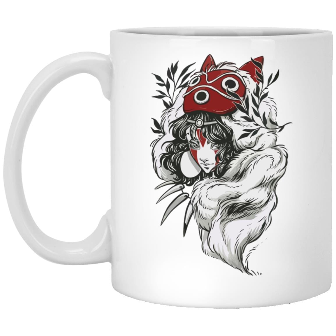 Princess Mononoke Black and White Fanart Mug