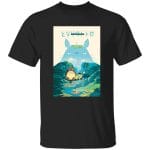 Totoro and the Girls in Jungle T Shirt