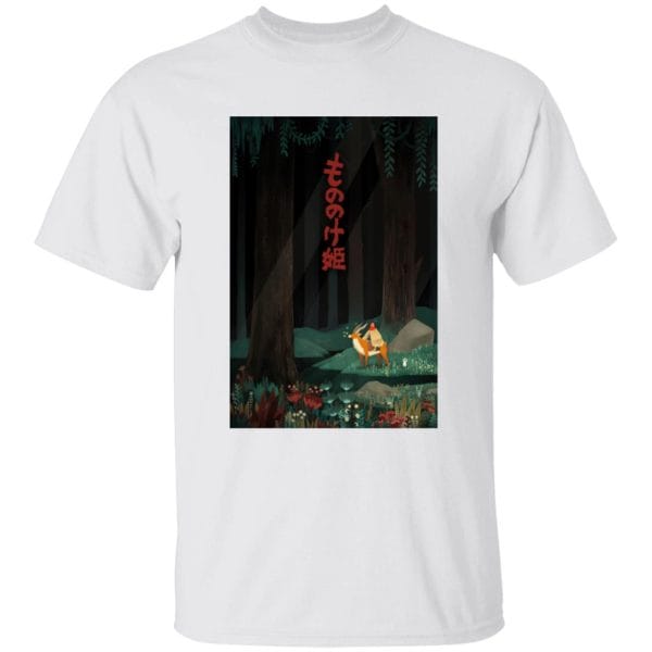 Princess Mononoke – Ashitaka in the Forest T Shirt Ghibli Store ghibli.store
