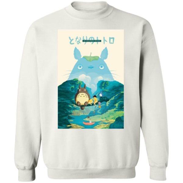 Totoro and the Girls in Jungle Sweatshirt Ghibli Store ghibli.store