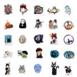 Ghibli Characters Random Mixed Stickers Ghibli Store ghibli.store