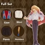 Howl’s Moving Castle Howl Cosplay Costume Full Set 4PCS Ghibli Store ghibli.store