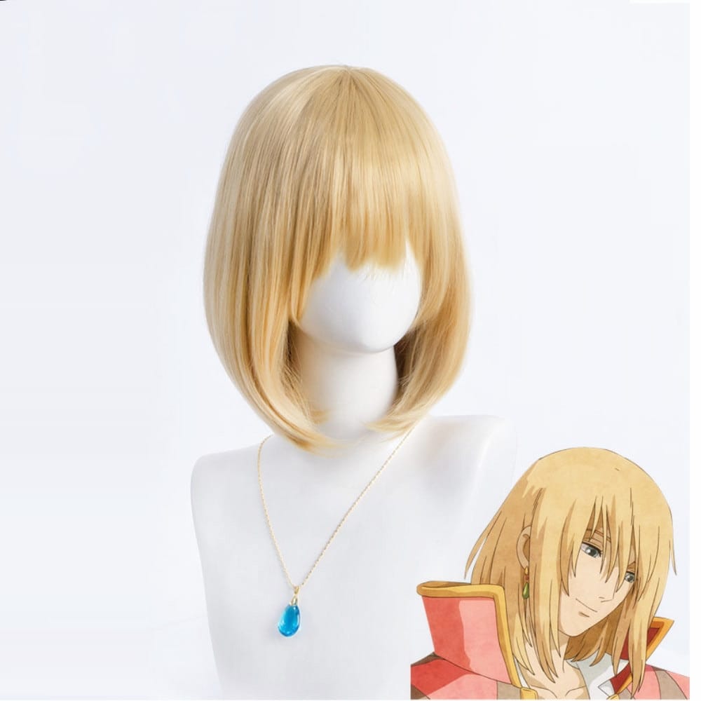 Howl s Moving Castle Howl Short Blonde Wig Ghibli Store