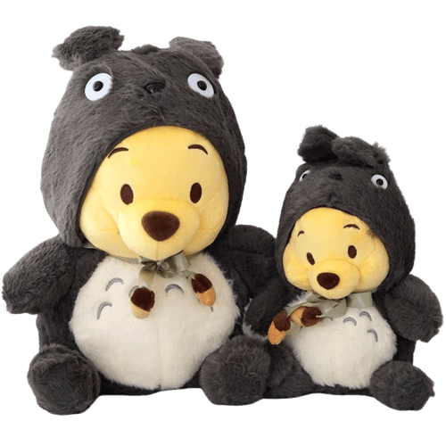 Chubby Pooh Bear Cosplay Totoro Kawaii Plush Toy Ghibli Store ghibli.store
