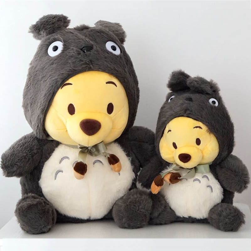 Chubby Pooh Bear Cosplay Totoro Kawaii Plush Toy