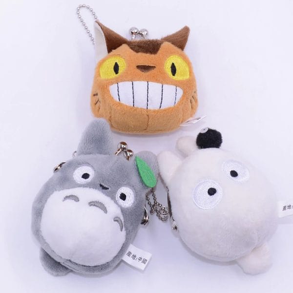 Totoro and Catbus Plush Kawaii Coin Purse Ghibli Store ghibli.store