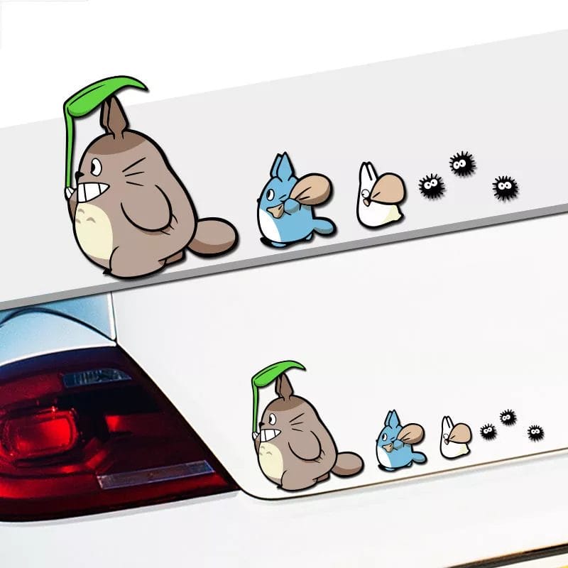 Totoro Family Parade Vinyl Waterproof Car Stickers Ghibli Store ghibli.store