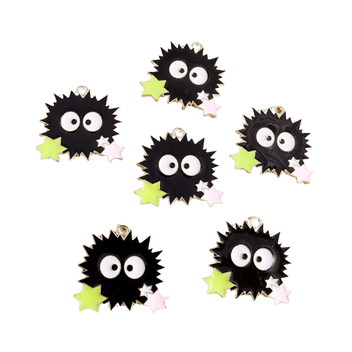 Funny Soot Charms For DIY Jewelry Set 10 pcs Ghibli Store ghibli.store