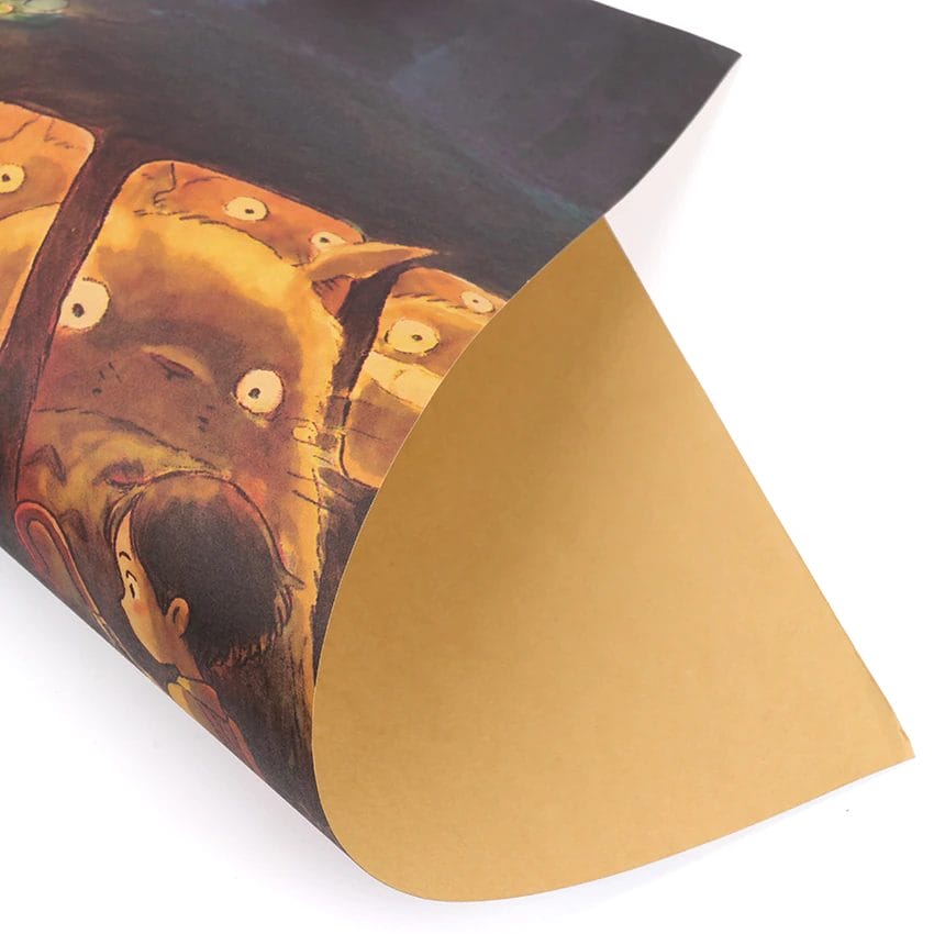 My Neighbor Totoro - Catbus And The Girls Vintage Poster - Ghibli