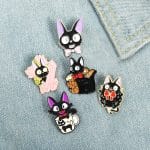 Kiki’s Delivery Service Jiji Badge Pin Collection Ghibli Store ghibli.store