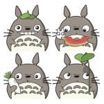 Cute Totoro Vinyl Waterproof Car Stickers