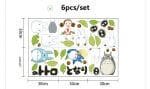 My Neighbor Totoro Wall Stickers Home Decoration Ghibli Store ghibli.store