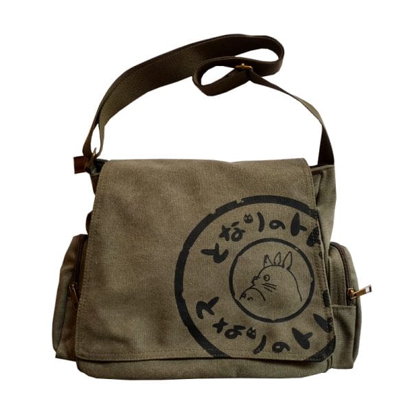 My Neighbor Totoro Canvas Crossbody Messenger Bag Basic Style 2022 Ghibli Store ghibli.store