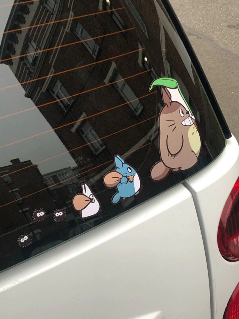 Totoro Family Parade Vinyl Waterproof Car Stickers - Ghibli Store