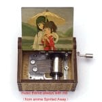 Spirited Away Wooden Music Box Vintage Style Ghibli Store ghibli.store