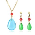 Howl’s Moving Castle Jewelry Set – Howl’s Earrings and Necklace Ghibli Store ghibli.store