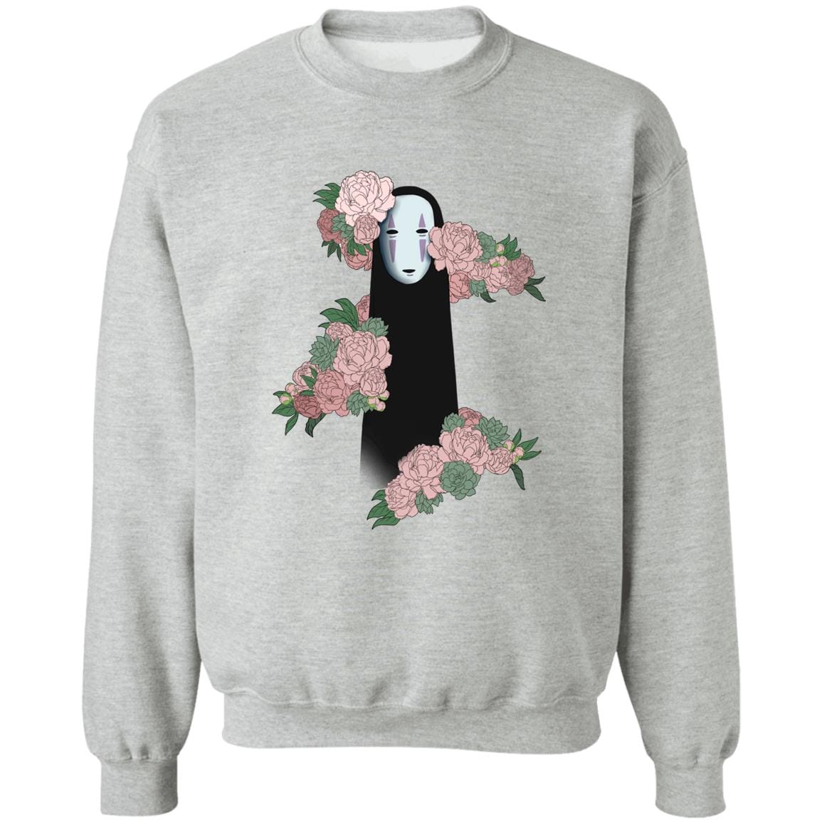 Spirited Away – Kaonashi by the Flowers style 2 Sweatshirt