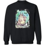 Totoro and Mei Watercolor Sweatshirt