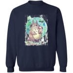 Totoro and Mei Watercolor Sweatshirt Ghibli Store ghibli.store