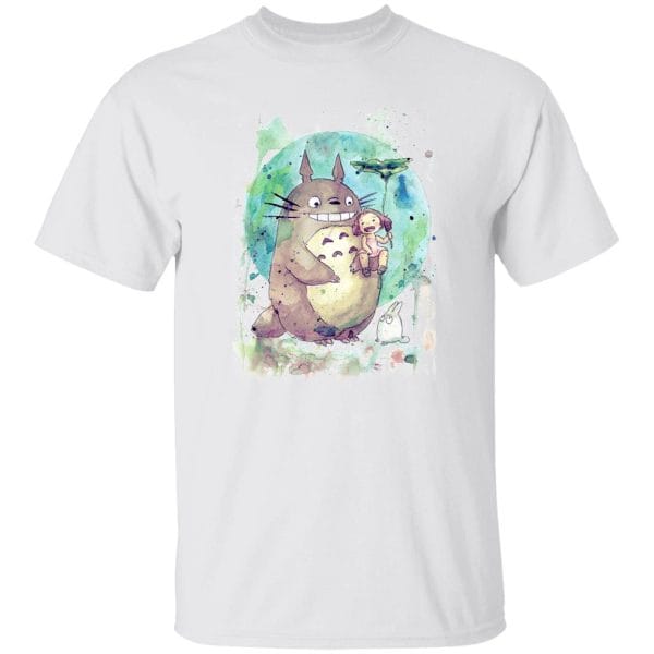 Totoro and Mei Watercolor T Shirt Ghibli Store ghibli.store