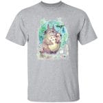 Totoro and Mei Watercolor T Shirt