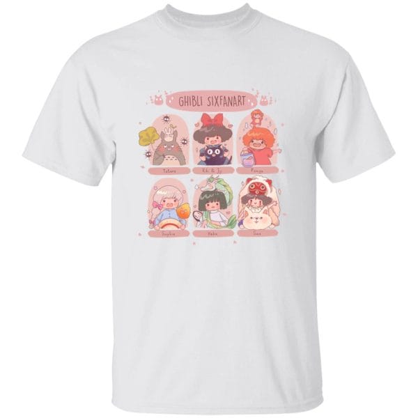 Studio Ghibli Sixfanart T Shirt Ghibli Store ghibli.store