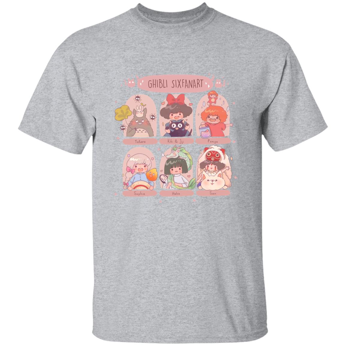 Studio Ghibli Sixfanart T Shirt