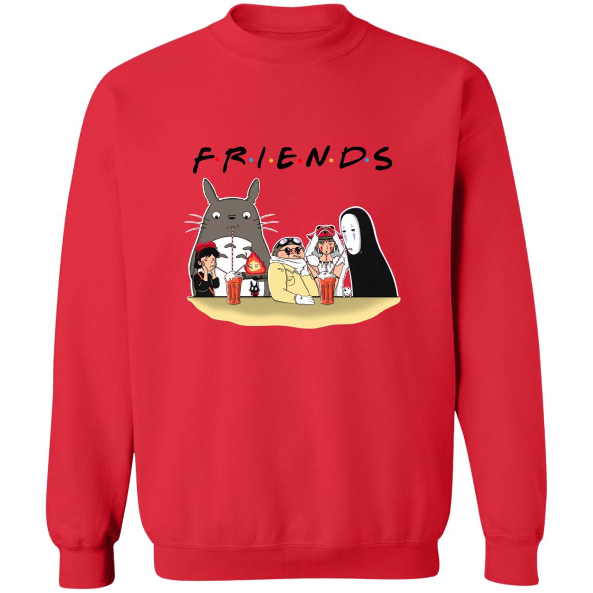 Studio Ghibli F.R.I.E.N.D.S Version Sweatshirt - Ghibli Store
