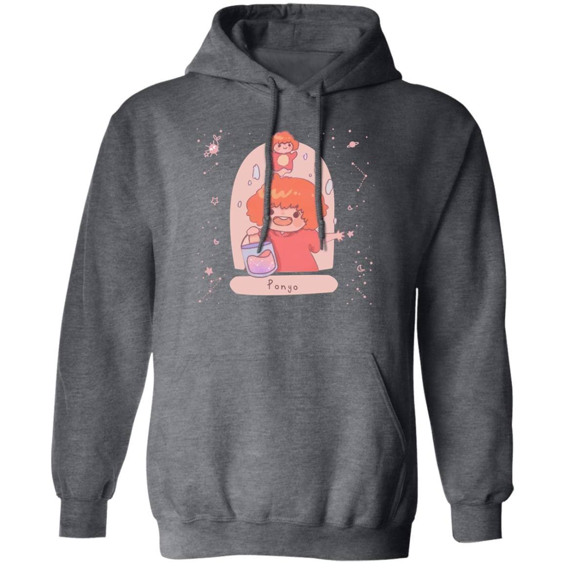 Ponyo on the Cliff by The Sea Fanart Hoodie