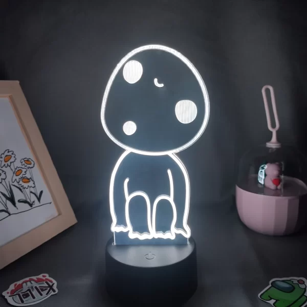 Princess Mononoke Kodama 3D LED Light Multi-Color Changing Ghibli Store ghibli.store