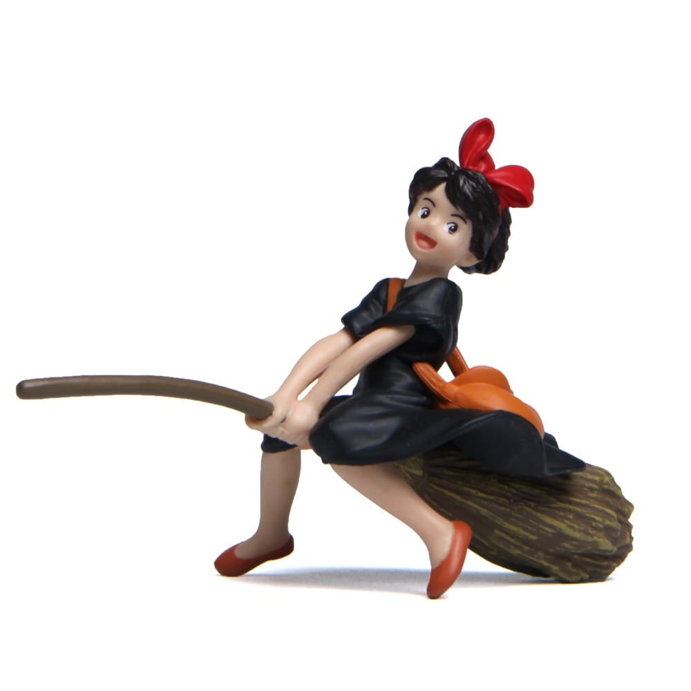 Kiki Sit On The Broom Flying With Radio Action Figure - Ghibli Store