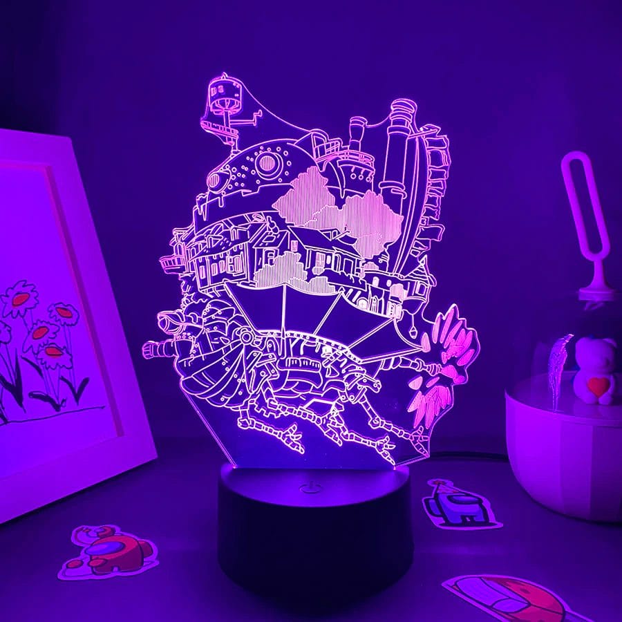 Howl's Moving Castle Night Light Multi-Color Changing - Ghibli Store