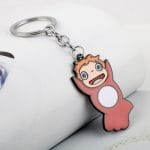 Ponyo On The Cliff Metal Pendant Necklace And Keychain Ghibli Store ghibli.store