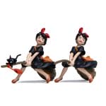 Kiki Sit On The Broom Flying With Radio Action Figure Ghibli Store ghibli.store