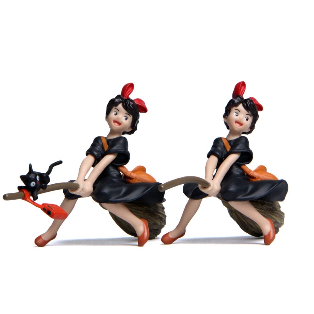 kiki  Kiki Sit On The Broom Flying With Radio Action Figure - Ghibli Store