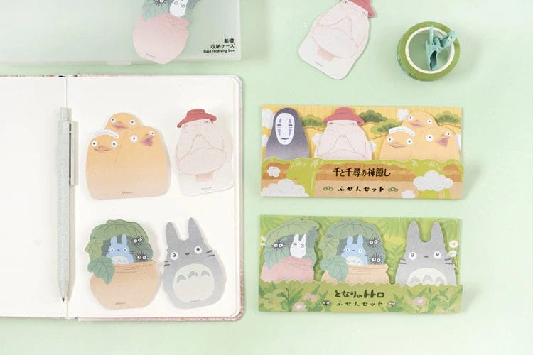 Kawaii Totoro and Spirited Away Characters Memo Pads